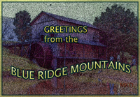 Blue Ridge Mountains With Watermark
